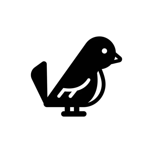 Vogel Symbol Vektorillustration — Stockvektor