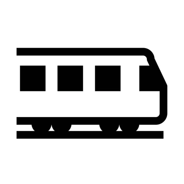 Icône Vectorielle Ligne Train — Image vectorielle