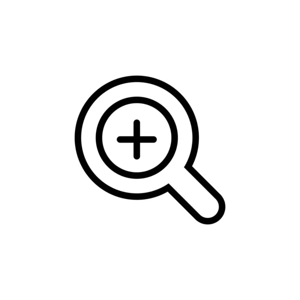Search Web Icon Vector Illustration — Stock Vector