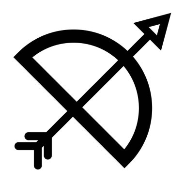 Yay ağ simgesi. Vektör illüstrasyonu 