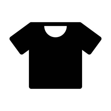 Tişört web simgesi. Vektör illüstrasyonu 