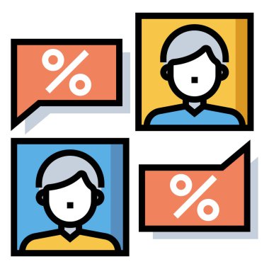 Müşteri hizmetleri tasarımı, vektör illüstrasyonu 