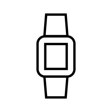 akıllı saat simge vektör illüstrasyonu