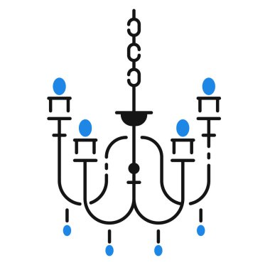Nargile simgesinin vektör illüstrasyonu