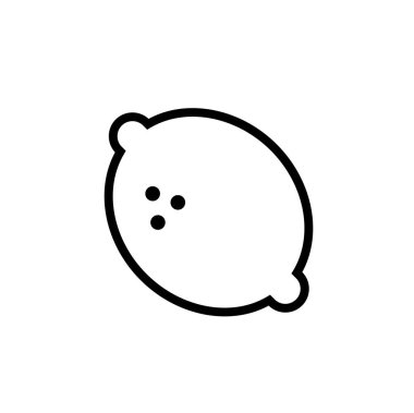 Limon simgesinin vektör illüstrasyonu