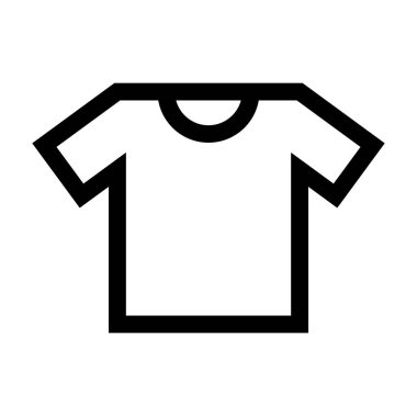 Tişört web simgesi. Vektör illüstrasyonu 