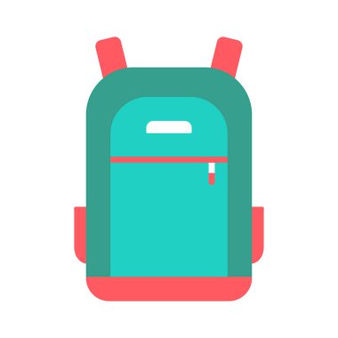 Sırt çantasının vektör illüstrasyonu