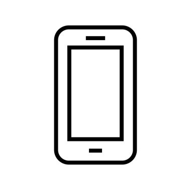 akıllı telefon simgesi vektör illüstrasyonu