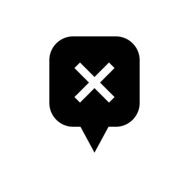 Coğrafi konum işareti web simgesi. Vektör illüstrasyonu 