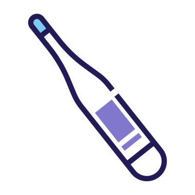 termometre, simge, vektör illüstrasyonu 