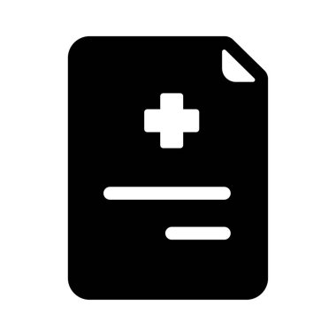 tıbbi ve sağlık çizgisi vektör simgesi.