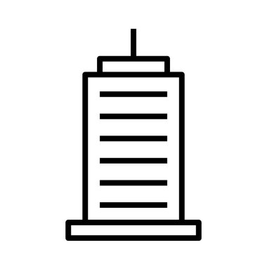 bina simgesi, vektör illüstrasyonu