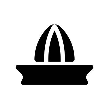 Juice Sıkıştırıcı düz simge vektör çizimi