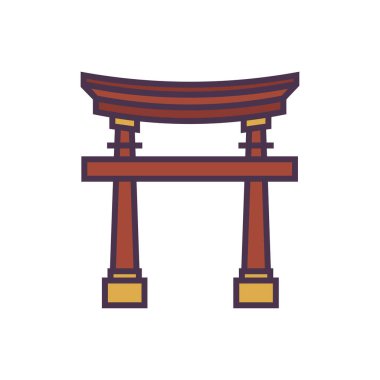 Modern yapı simgesinin vektör illüstrasyonu