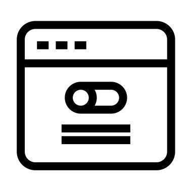 seo ve pazarlama satırı vektör simgesi.