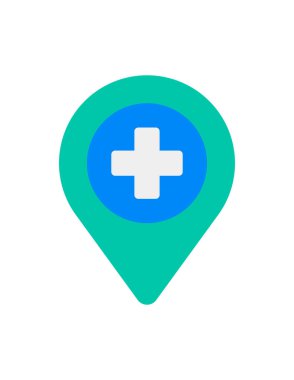 Beyaz arkaplanda çapraz çizili tıbbi simge