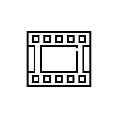 film simgesi vektör illüstrasyonu 