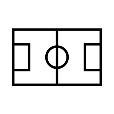 Basketbol sahası ikonu vektör illüstrasyonu