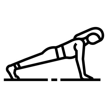 Bir fitness eğitmeninin vektör illüstrasyonu 