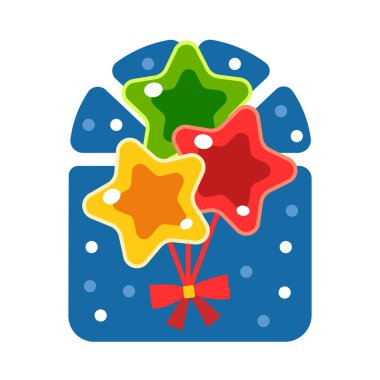 kutlama web simgesi, vektör illüstrasyonu   