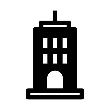 bina simgesi, vektör illüstrasyonu