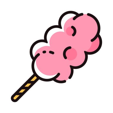 seet candy web simgesi. Vektör illüstrasyonu 