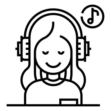 Müşteri hizmeti çizgisi vektör simgesi