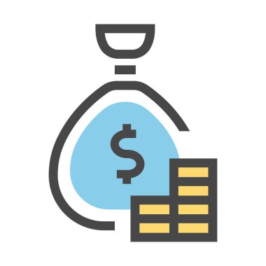 iş, simge, vektör illüstrasyonu 