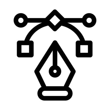 Bağlantı web simgesi. Vektör illüstrasyonu 