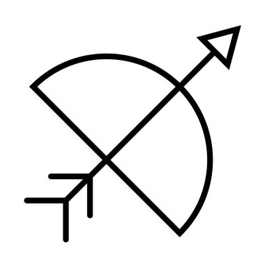 Yay ağ simgesi. Vektör illüstrasyonu 