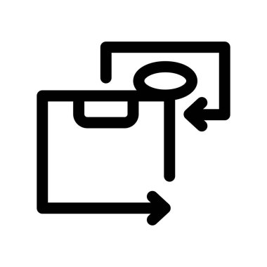 servis simgesi vektör illüstrasyonu 