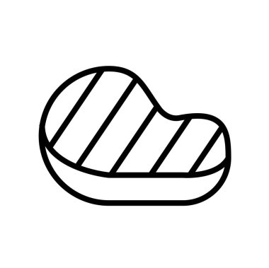 Ekmek vektörünün çizgi simgesi