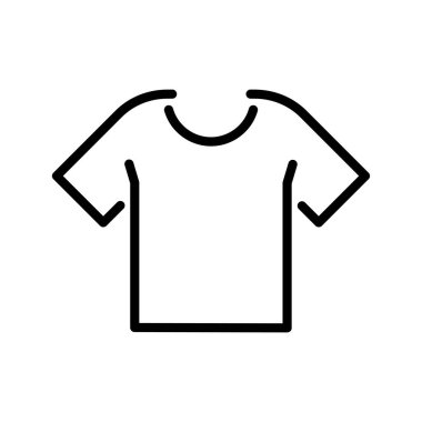 Tişört ikonu. vektör illüstrasyonu
