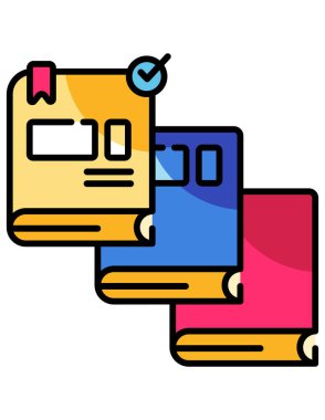 Okul oyunu için bir arkaplan vektör illüstrasyonu