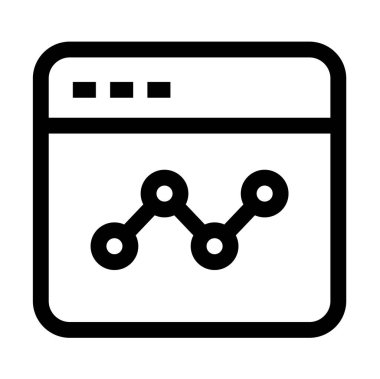 seo ve pazarlama satırı vektör simgesi.