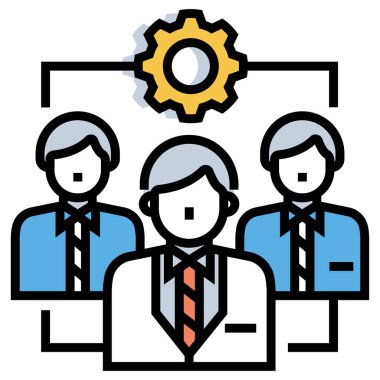 takım, simge, vektör illüstrasyonu 