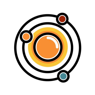 Bir logo tasarım elementinin vektör çizimi