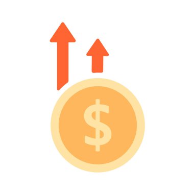 Dolar web simgesi. Vektör illüstrasyonu 