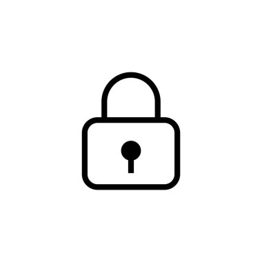 ikon vektör illüstrasyonunu kilitle