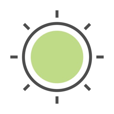 yaz ve seyahat vektörü simgesi