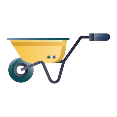 el arabası web simgesi, vektör illüstrasyonu  