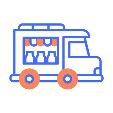 servis simgesi vektör illüstrasyonu 