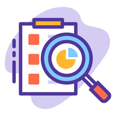 belge web simgesi. Vektör illüstrasyonu 