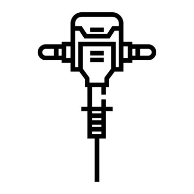 matkap ağ simgesi, vektör illüstrasyonu 