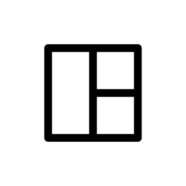 pencere, simge, vektör illüstrasyonu 