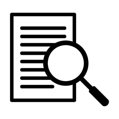 belge web simgesi. Vektör illüstrasyonu 