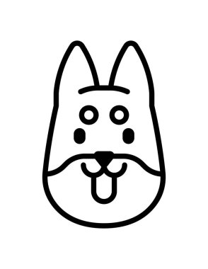 Şirin kedinin vektör çizimi