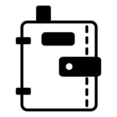 Bir dizüstü bilgisayarın vektör illüstrasyonu