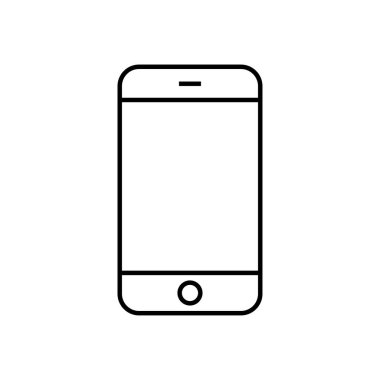 akıllı telefon simgesi vektör illüstrasyonu