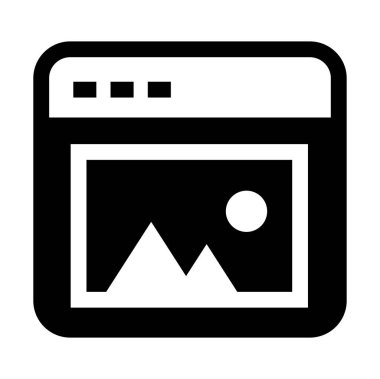 düz basit çizgi vektör çizimi